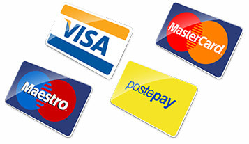 Le carte di credito VISA, MasterCard, Maestro e PostePay per pagare le scommesse online 